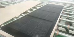 10月5日迪晟太阳能值得纪念，印尼分厂第一片太阳能板生产下线
